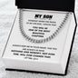 To My Son | You Will Be One Of The Most Beautiful Chapters - Cuban Link Chain