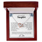 To My Beautiful Daughter | Always Keep Me In Your Heart - Interlocking Hearts necklace