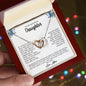 To My Beautiful Daughter | Always Keep Me In Your Heart - Interlocking Hearts necklace