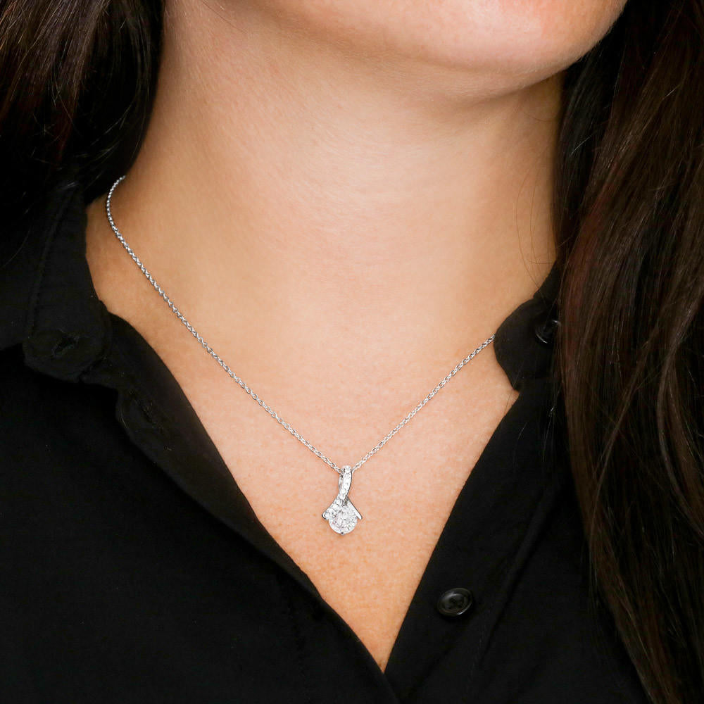 (ALMOST SOLD OUT) To My Bonus Daughter | I'd Do Anything To See You Smile | Silver Necklace