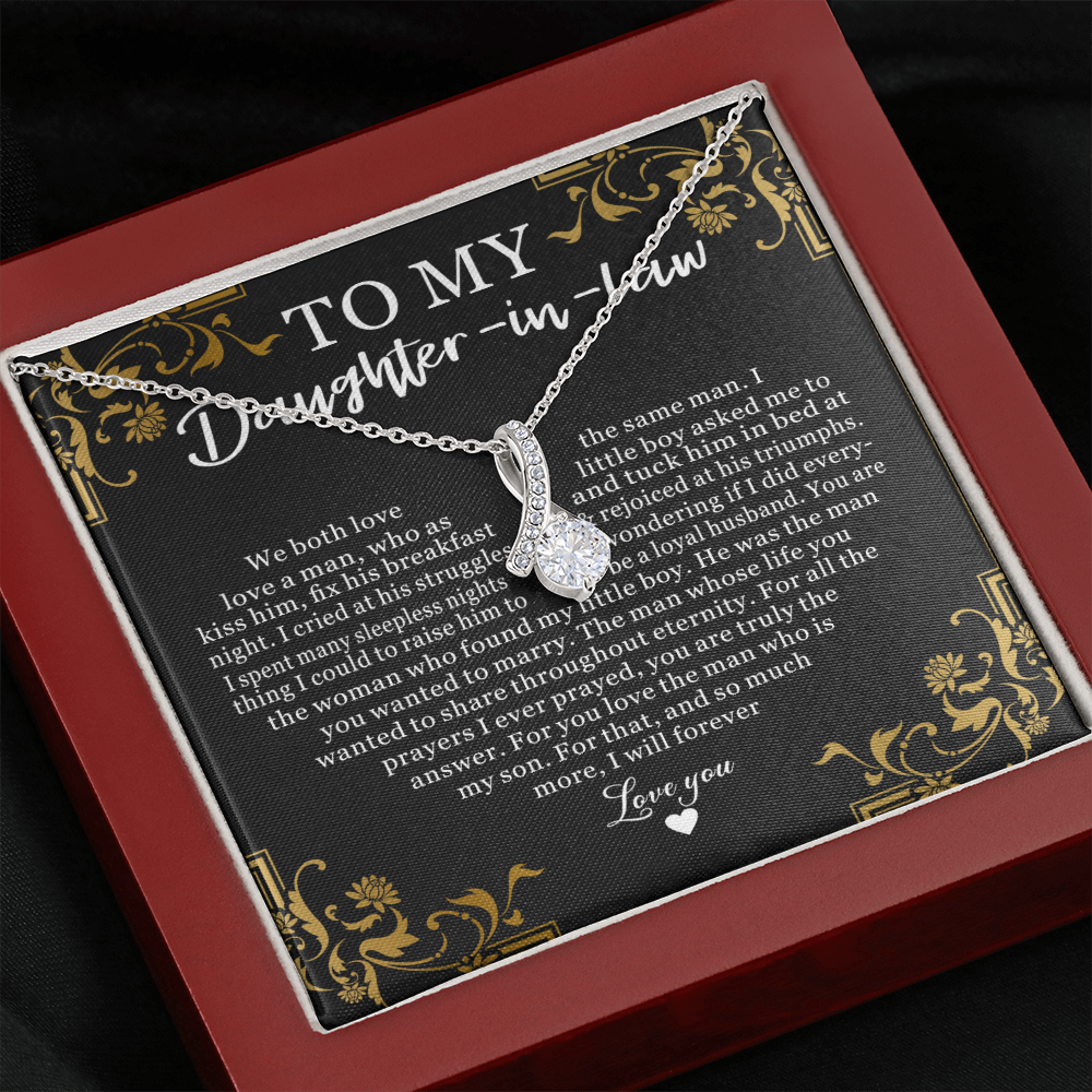 (Almost Sold Out) To My Daughter In Law - Alluring Silver Necklace
