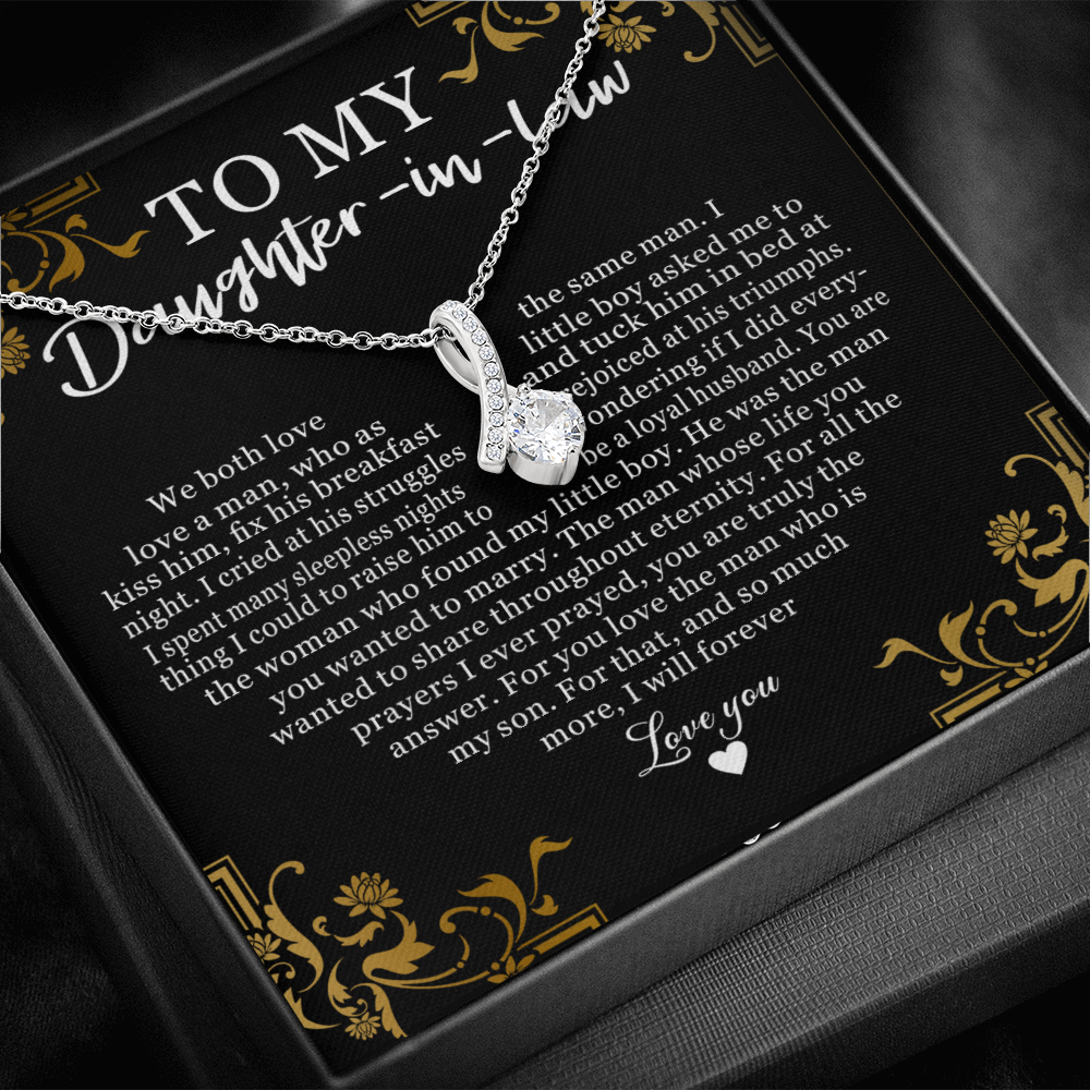 (Almost Sold Out) To My Daughter In Law - Alluring Silver Necklace