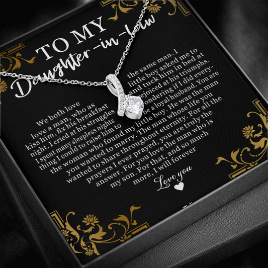 (Almost Sold Out) To My Daughter In Law - Alluring Silver Necklace