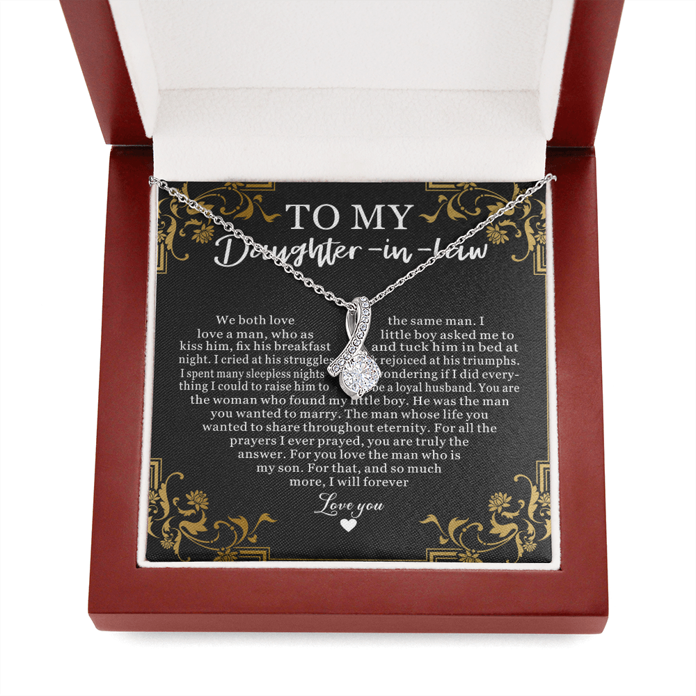 (Almost Sold Out) To My Daughter In Law - Alluring Silver Necklace